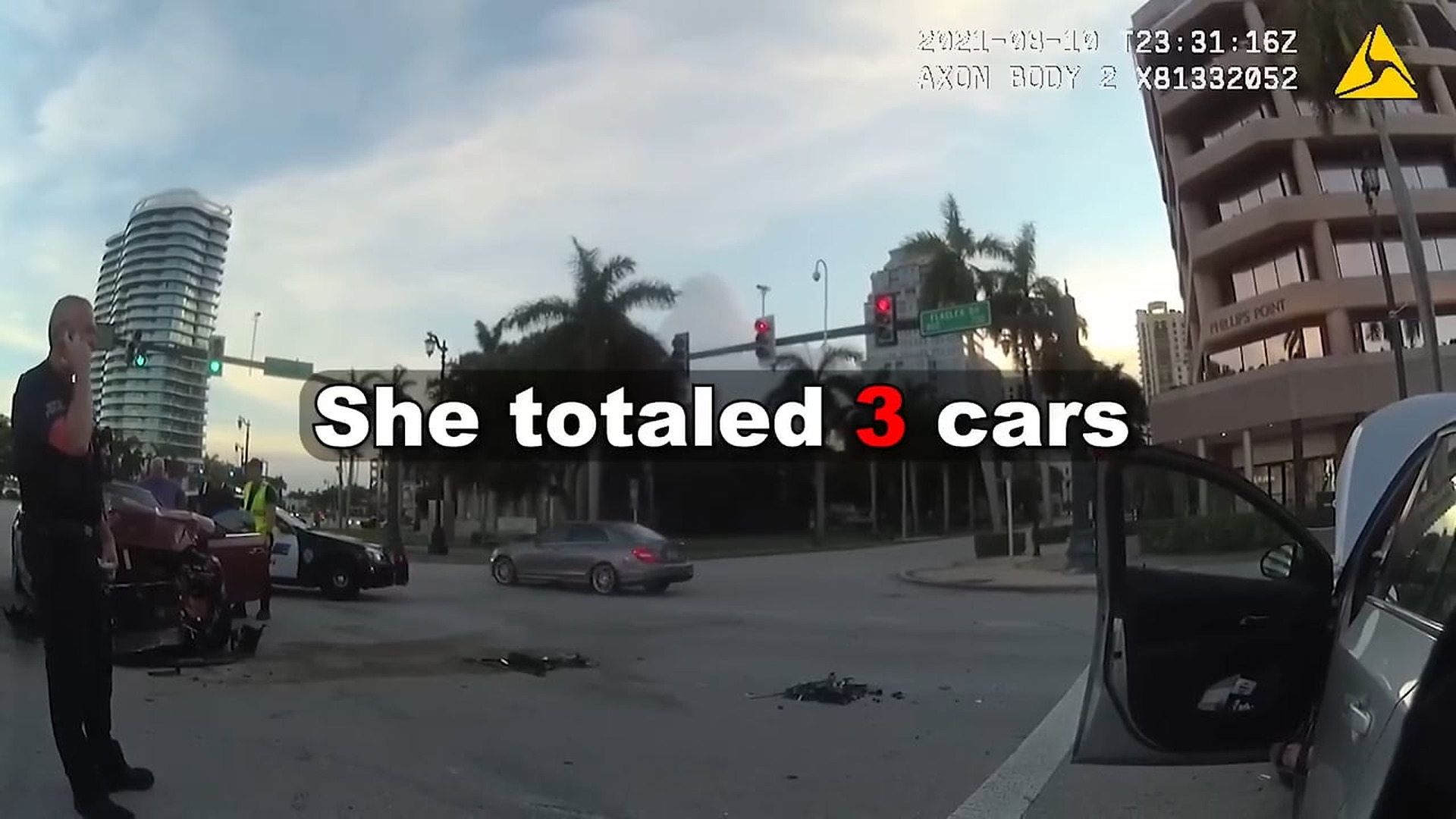 H2407010_249. Lady Totals 3 Cars, Makes Things Even Worse