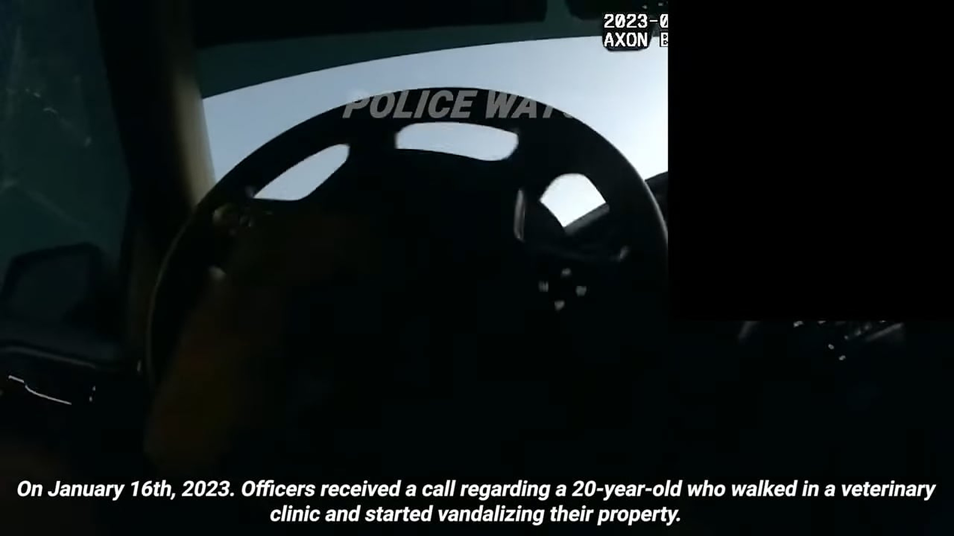 H3107024_20 Year Old Goes Nuts And Vandalizes A Pet Clinic#police #cops #Crime #Arrest #bodycam